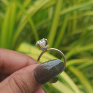 IGI Certified Oval Cut Lab Grown Diamond Engagement Ring