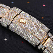 Arabic Dial Moissanite Diamond Datejust Luxury Watch