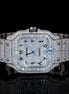 Arabic Dial Full White Moissanite Stylish Hip Hop Luxury Watch