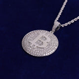 Colorless Moissanite 925 Sterling Silver Pendant For Men's