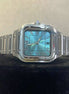 Sky Blue Color Dial Men's Wrist Watch
