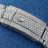 Full Iced Out Datejust Moissanite Watch