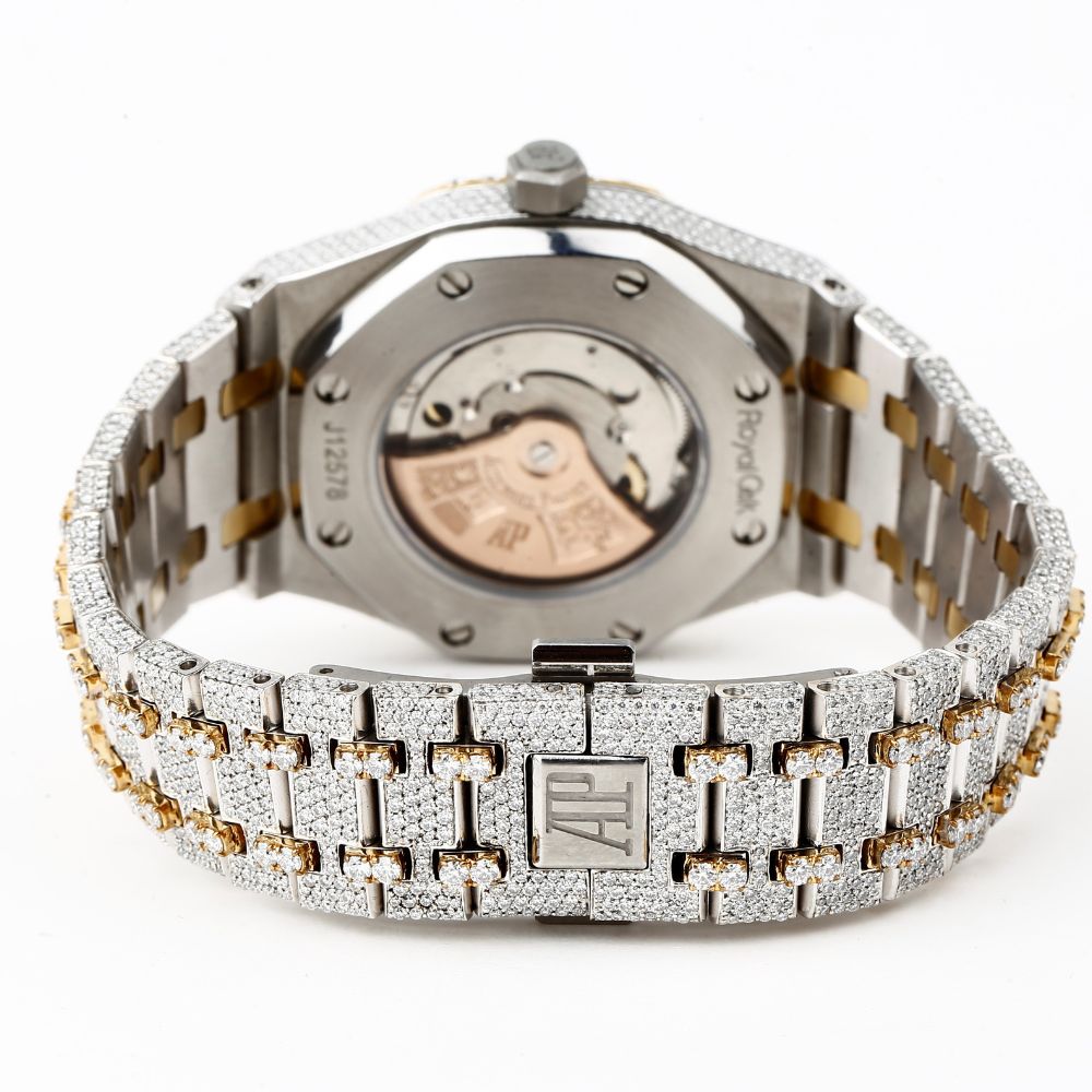 Bust Down VVS1 Moissanite Diamond Luxury Watch