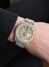 Rainbow Index Moissanite Diamond Dial Automatic Watch