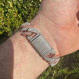 Miami Cuban Link Moissanite Diamond Bracelet