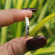 IGI Certified Round Cut Lab Grown Diamond Band For Women