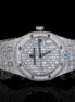 Fabulous Automatic Moissanite Round & Baguette Cut Luxury Watch