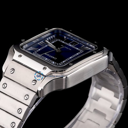 Automatic Blue Color Dial Hip Hop Luxury Watch
