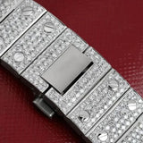 Fully Iced Out Moissanite Diamond Luxury Watch