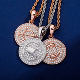 Customize Moissanite Diamond Zodiac Pendant Necklace