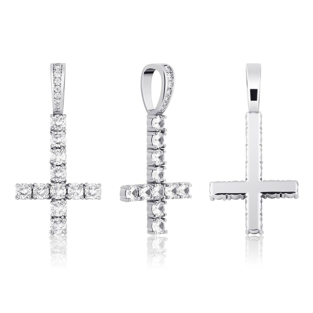 Cross Criss VVS1 Clarity Moissanite Diamond Pendant