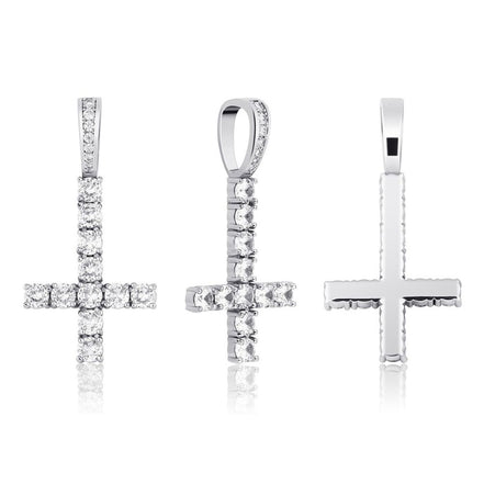Cross Criss VVS1 Clarity Moissanite Diamond Pendant