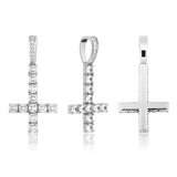 Cross Criss VVS1 Clarity Moissanite Diamond Pendant