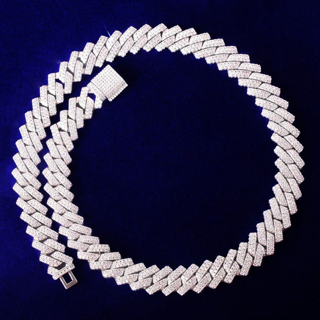 Rapper Style Moissanite Diamond Cuban Link Chain
