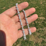 Iced Out Custom Bone Link Chain Bracelet