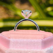 10K White Gold Lab Grown Diamond Wedding Ring