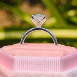 10K White Gold Lab Grown Diamond Wedding Ring