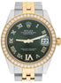 Datejust Stainless Steel Moissanite Automatic Watch