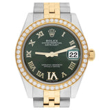 Datejust Stainless Steel Moissanite Automatic Watch