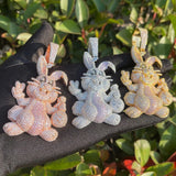 Moissanite Diamond Iced Out Hip Hop Rabbit Pendant