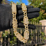 Customized Moissanite Diamond Doller Man Chain