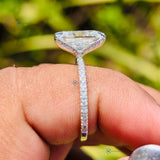 10K White Gold Lab Grown Diamond Wedding Ring