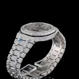 Automatic Stainless Steel Moissanite Wrist Watch