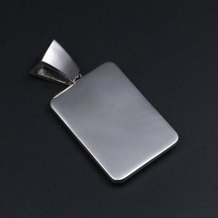 Hamsa Hand Moissanite Diamond Silver Pendant