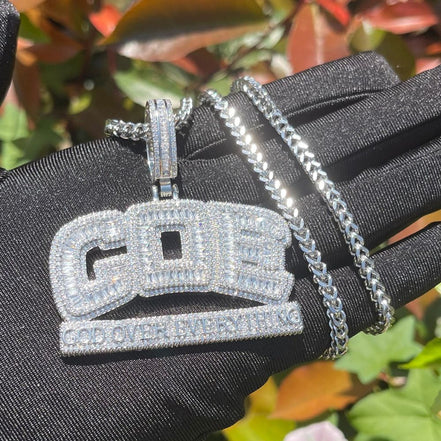 Rapper Style Moissanite Diamond Customize Pendant Necklaces