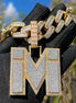 Iced Out Luxury Moissanite Letter Pendant For Men's