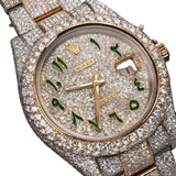 Automatic Stainless Steel Moissanite Handcrafted Watch