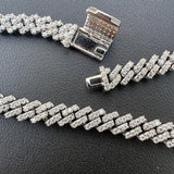 Micro Prong Miami Cuban Link Moissanite Bracelet