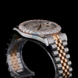 Custom Iced Out Date Just Moissanite Diamond Watch