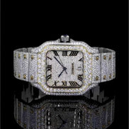Bust Down Automatic Moissanite Diamond Watch