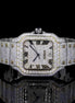 Bust Down Automatic Moissanite Diamond Watch