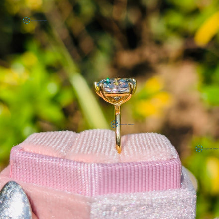 Pear & Oval Cut Lab Grown Diamond Toi Et Moi Ring