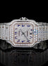 Aesthetic Stainless Steel Moissanite Dual Tone Watch