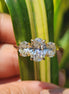 Oval Cut Three Stone Lab Grown Diamond Ring