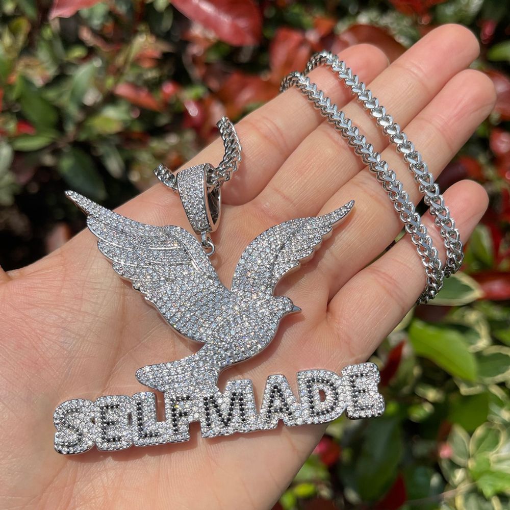 Self Made Iced Out Bling Bling Moissanite Pendant