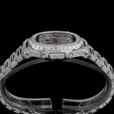 Bust Down Moissanite Full White Luxury Watch Gift For Him