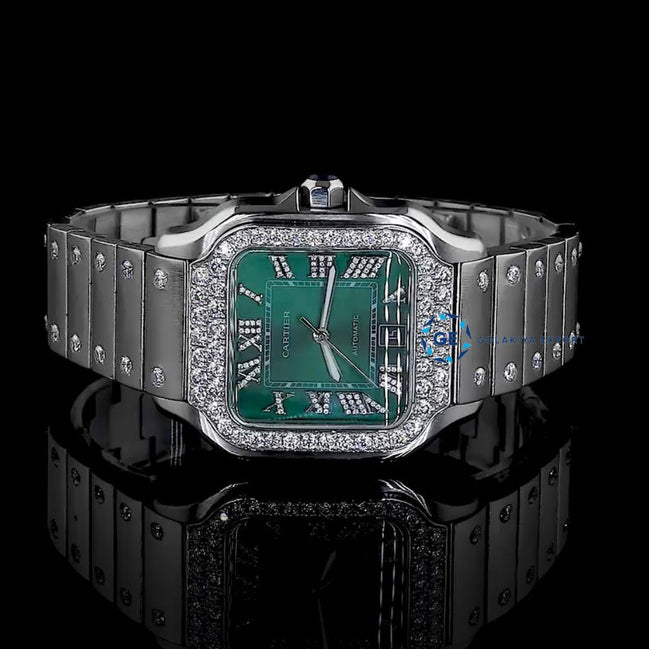 Green Dial Classic Luxury Wrist Watch