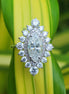 Marquise Cut Vintage Halo Engagement Ring