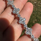 Moissanite Clover Tennis Bracelet For Men's / Women's