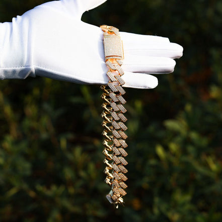 Cuban Square Link Moissanite Luxury Chain