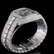 Automatic Fully Iced Out Moissanite Diamond Customize Watch