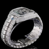 Automatic Fully Iced Out Moissanite Diamond Customize Watch