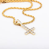 Cross Criss VVS1 Clarity Moissanite Diamond Pendant