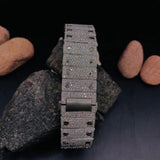 Rain Bow Roman Numeric Moissanite Diamond Watch