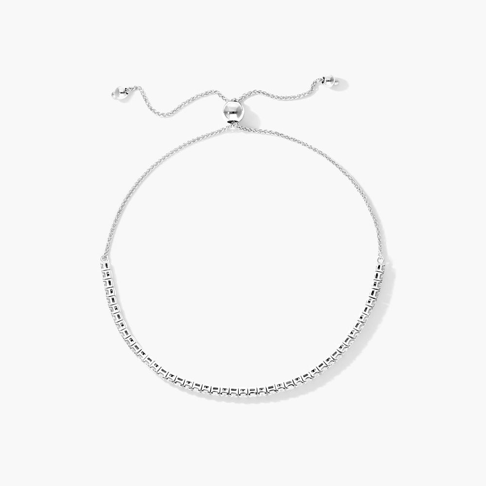 Moissnaite Diamond Round Cut Bolo Fancy Style Bracelet