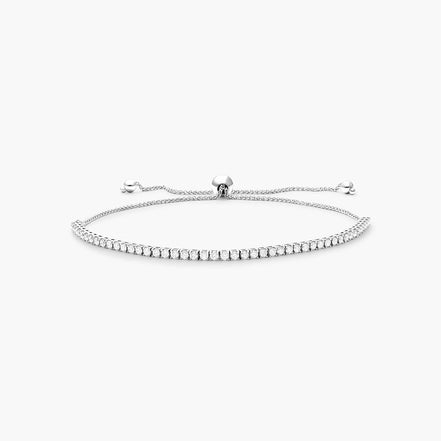 Moissnaite Diamond Round Cut Bolo Fancy Style Bracelet